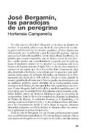 José Bergamín, las paradojas de un peregrino