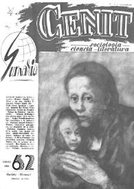 Cenit : Revista de Sociología, Ciencia y Literatura. Año VI, núm. 62, febrero 1956