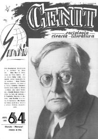 Cenit : Revista de Sociología, Ciencia y Literatura. Año VI, núm. 64, abril 1956