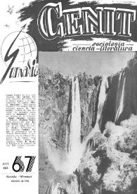 Cenit : Revista de Sociología, Ciencia y Literatura. Año VI, núm. 67, julio 1956