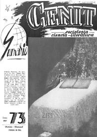 Cenit : Revista de Sociología, Ciencia y Literatura. Año VII, núm. 73, enero 1957