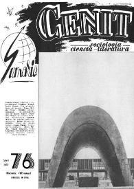 Cenit : Revista de Sociología, Ciencia y Literatura. Año VII, núm. 76, abril 1957