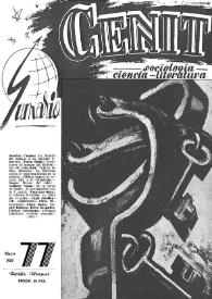 Cenit : Revista de Sociología, Ciencia y Literatura. Año VII, núm. 77, mayo 1957