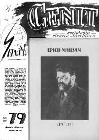 Cenit : Revista de Sociología, Ciencia y Literatura. Año VII, núm. 79, julio 1957