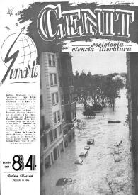 Cenit : Revista de Sociología, Ciencia y Literatura. Año VII, núm. 84, diciembre 1957