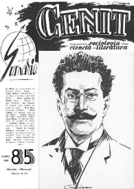 Cenit : Revista de Sociología, Ciencia y Literatura. Año VIII, núm. 85, enero 1958