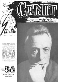 Cenit : Revista de Sociología, Ciencia y Literatura. Año VIII, núm. 86, febrero 1958