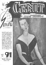 Cenit : Revista de Sociología, Ciencia y Literatura. Año VIII, núm. 91, julio 1958