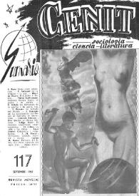 Cenit : Revista de Sociología, Ciencia y Literatura. Año X, núm. 117, septiembre 1960