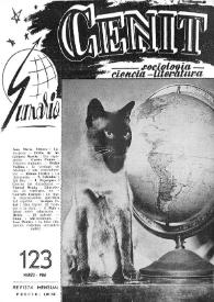 Cenit : Revista de Sociología, Ciencia y Literatura. Año XI, núm. 123, marzo 1961