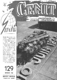 Cenit : Revista de Sociología, Ciencia y Literatura. Año XI, núm. 129, septiembre 1961