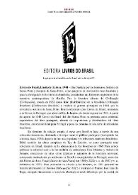 Livros do Brasil, Limitada (Lisboa, 1944-  ) [Semblanza]
