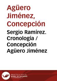 Sergio Ramírez. Cronología