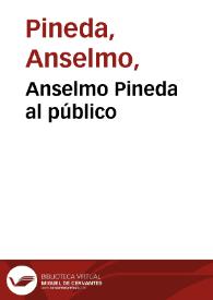 Anselmo Pineda al público