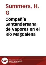 Compañía Santandereana de Vapores en el Río Magdalena