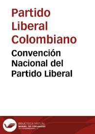 Convención Nacional del Partido Liberal