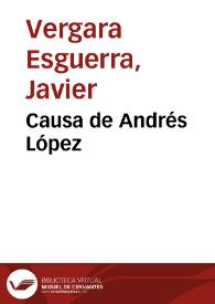 Causa de Andrés López