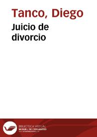 Juicio de divorcio