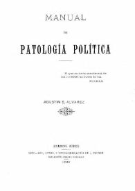 Manual de patología política