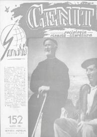 Cenit : Revista de Sociología, Ciencia y Literatura. Año XIII, núm. 152, agosto 1963