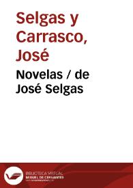 Novelas / de José Selgas