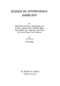 Estudios de historiografía americana
