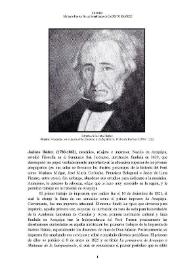 Jacinto Ibáñez (1780 - 1862) [Semblanza]