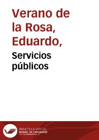 Servicios públicos