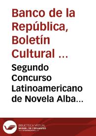 Segundo Concurso Latinoamericano de Novela Alba Narrativa 2011