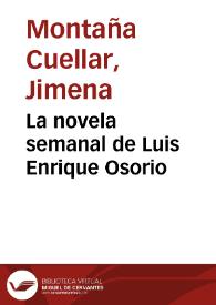 La novela semanal de Luis Enrique Osorio