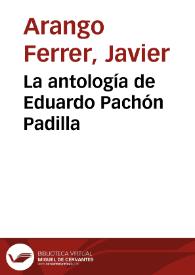 La antología de Eduardo Pachón Padilla