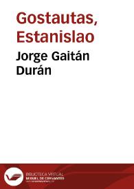 Jorge Gaitán Durán