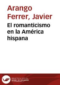 El romanticismo en la América hispana