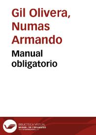 Manual obligatorio