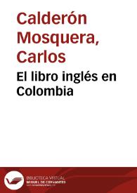 El libro inglés en Colombia