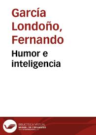 Humor e inteligencia