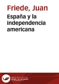 España y la independencia americana