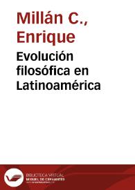 Evolución filosófica en Latinoamérica