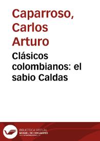 Clásicos colombianos: el sabio Caldas