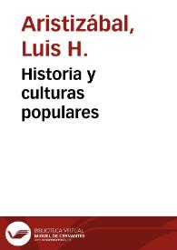 Historia y culturas populares