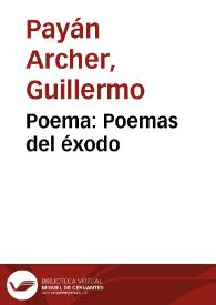 Poema: Poemas del éxodo