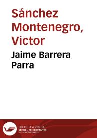 Jaime Barrera Parra