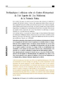 Problemàtiques i reflexions sobre els Centres d'Interpretació de l'Art Rupestre de l'Arc Mediterrani de la Península Ibèrica