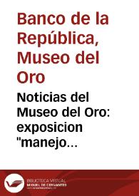 Noticias del Museo del Oro: exposicion 