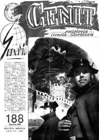 Cenit : Revista de Sociología, Ciencia y Literatura. Año XIX, núm. 188, mayo-junio 1969
