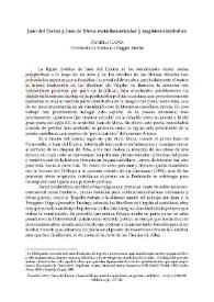 Juan del Encina y Juan de Mena: metadiscursividad y magisterio simbólico