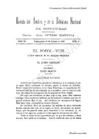 Revista del Archivo y de la Biblioteca Nacional de Honduras. Núm. 8, 25 de febrero de 1907
