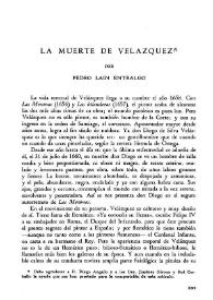 La muerte de Velázquez