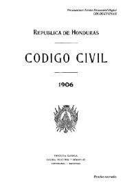 Código civil. 1906