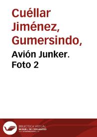 Avión Junker. Foto 2